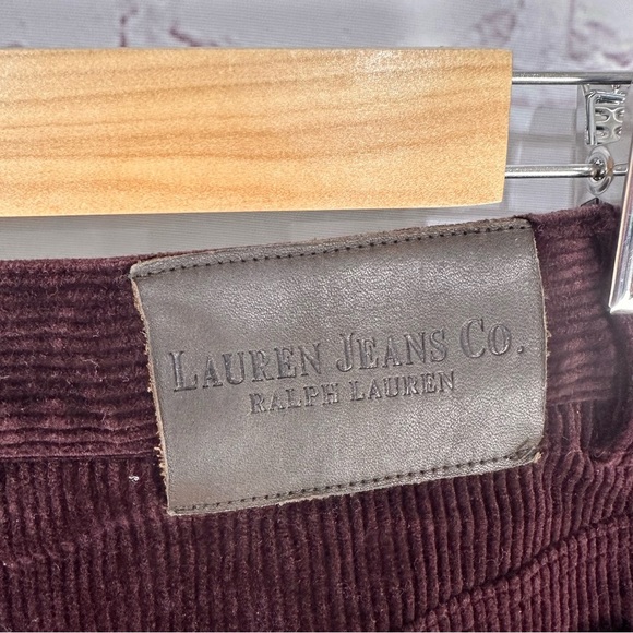 Ralph Lauren corduroy burgundy pants - Picture 8 of 11